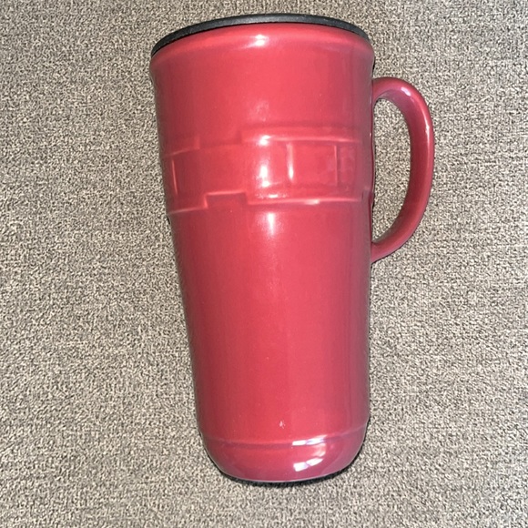 Longaberger mug with lid - $15! - Picture 1 of 4